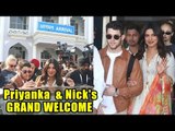 Priyanka Chopra & Her BF Nick Jonas GRAND WELCOME at Jodhpur Airport | Priyanka's ROYAL WEDDING