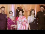 Dream Girl Hema Malini Looks GORGEOUS in Silk Saree at Isha Amabani & Anand Piramal Reception