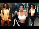 Hina Khan Flaunt Her S#xy Figure  Gym Workout