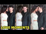 Priyanka Chopra OPNELY KISSES Hubby Nick Jonas in Front of Media at thier Grand Weddding reception