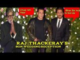 Salman Khan,Shah Rukh Khan, Amitabh Bachchan and more at Raj Thackeray's son wedding reception