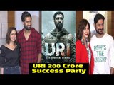 Uri: The Surgical Strike  touch the 200-crore mark.Vicky Kaushal and Yami Gautam  Uri success bash