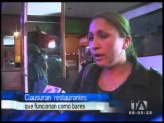 clausura restaurantes
