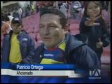 Hinchas festejan triunfo de Ecuador frente a El Salvador (5-0)