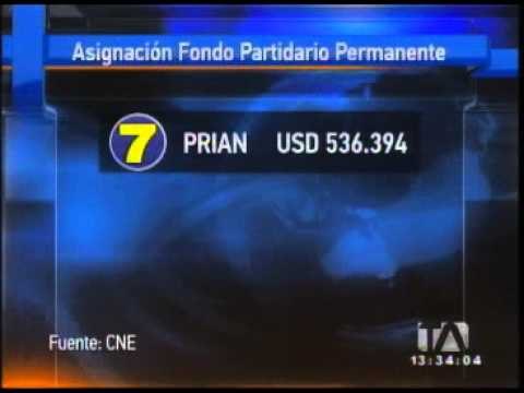 CNE entregará fondo partidario a diferentes organizaciones políticas