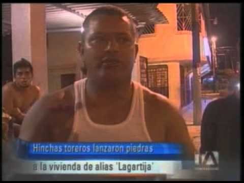 Hinchas toreros lanzaron piedras a la vivienda de alias 'lagartija'