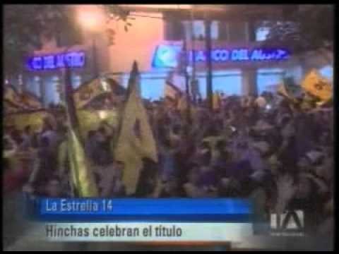 Así festejaron los hinchas barcelonistas en Guayaquil
