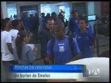 Así fueron recibidos los jugadores de Emelec en el aeropuerto de Guayaquil