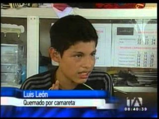 Evite accidentes con camaretas. No deje a sus niños manipular estos artefactos