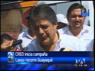 El suburbio guayaquileño fue el punto de partida de la camapaña del movimiento CREO