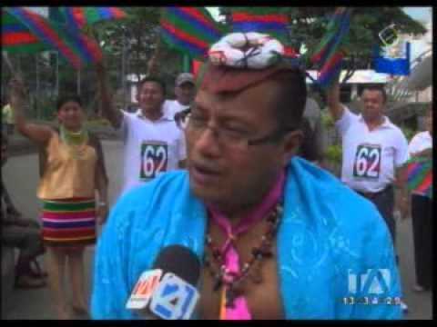 Candidatos tsáchilas acompañan sus propuestas con limpias chamánicas