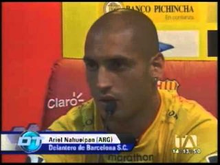 Ariel Nahuelpán ya entrenó con Barcelona. "Llego a un club grande", dijo