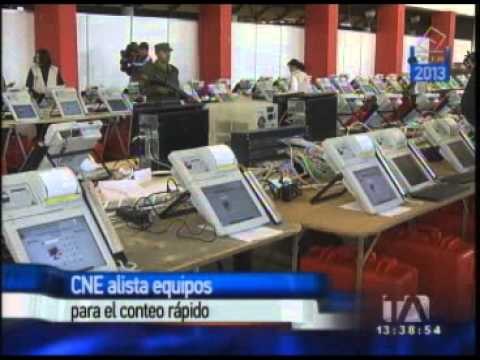 CNE ya realiza pruebas del sistema de conteo rápido