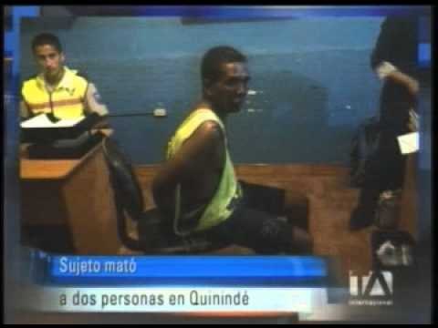 Este sería el sujeto que mato a dos personas en Quinindé
