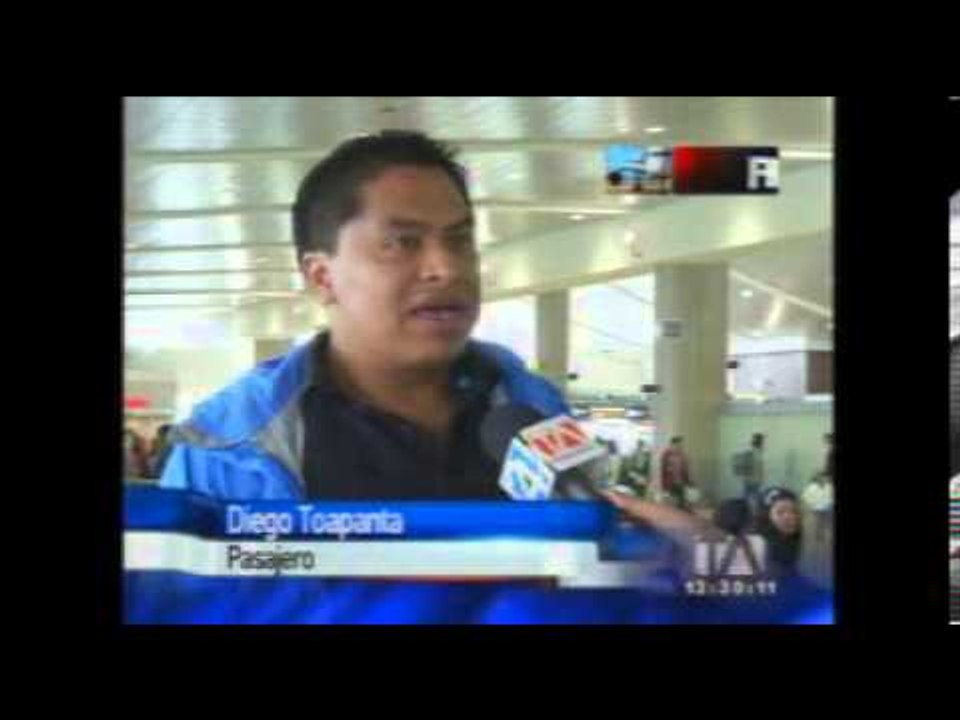 Retraso en los vuelos en el primer día de operaciones