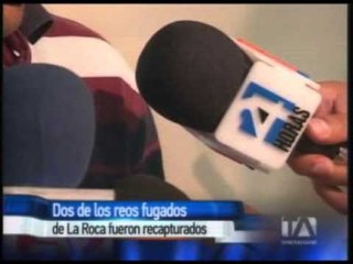 Recapturan en Guayaquil a dos de los 18 prófugos que escaparon de La Roca