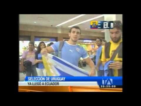 La selección de Uruguay llegó a Ecuador