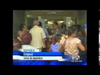 Empezó el pago a los cuentahabientes del cerrado banco Territorial