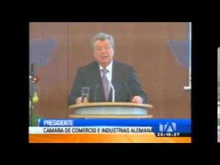 Correa cumplió agenda en Italia y Alemania