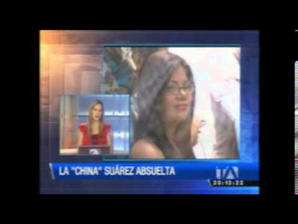 Absuelven a 'la china Suárez'