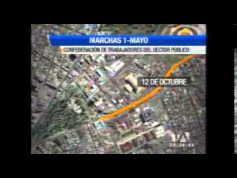 Trabajadores celebrarán el 1 de Mayo con dos marchas en Quito