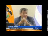 Presidente Correa confirmó cambios en su gabinete de gobierno