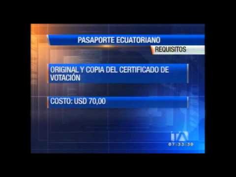 Este es el nuevo formato para el pasaporte ecuatoriano