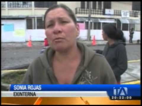 Internos en cárcel de Tulcán, en huelga de hambre