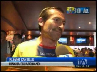 Así vivieron los quiteños el cotejo Ecuador-Argentina