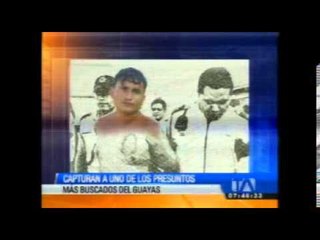 La policía capturó a uno de los más buscados en Guayaquil
