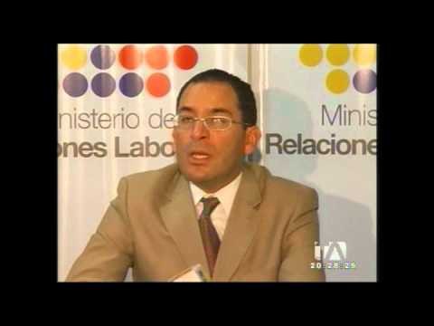 Ministro de Relaciones Laborales dio detalles de pago de décimo tercero y cuarto sueldos