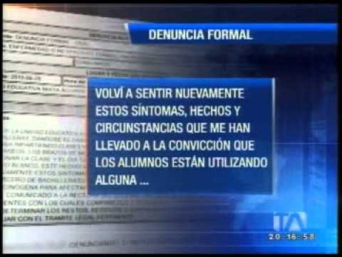 Estudiantes habrían drogado a maestros en Guayaquil