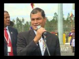 Rafael Correa viajó a Bolivia para reunión de Unasur