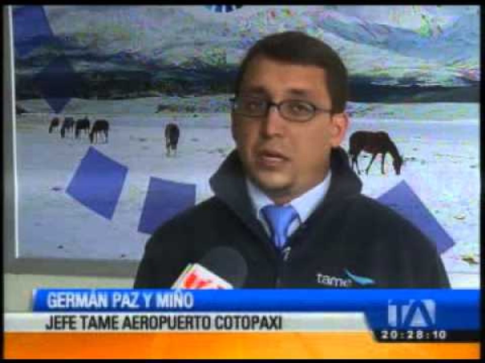 Aeropuerto de Cotopaxi incrementa sus operaciones