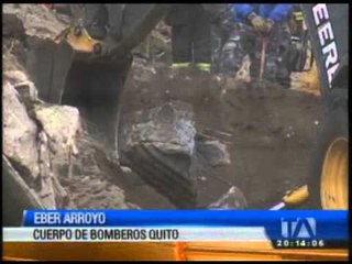 Colapsa el túnel de la calle Tufiño. Hay un muerto y un herido