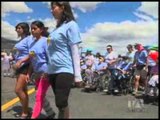Cientos de personas se unieron a la caminata 'Soy Vida 4K' en favor de los niños con cáncer