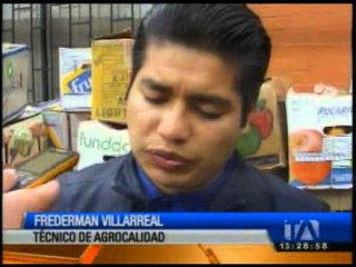 Download Video: Incautan cargamento de frutas y hortalizas con plagas en frontera con Colombia