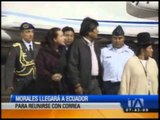 Evo Morales llegará a Ecuador para reunirse con Correa