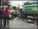 Accidente de tránsito en Latacunga