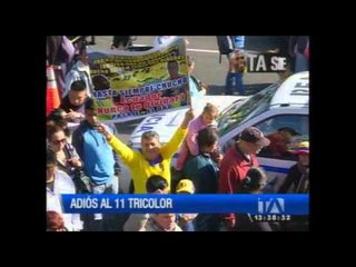 Así fue trasladado el cuerpo de Benítez hasta el coliseo Rumiñahui