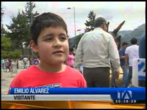 Exposición de dinosaurios en Quito