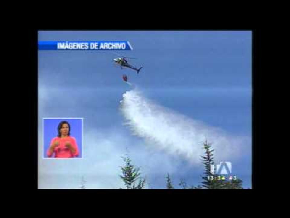 Un helicóptero ecuatoriano fue impactado por balas provenientes de Colombia
