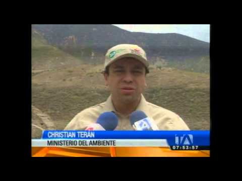 600 hectáreas fueron afectadas por incendio en la zona de amortiguamiento de la Reserva Pululahua