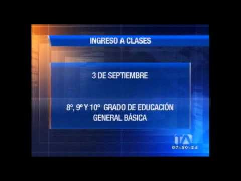 El Municipio de Quito presentó el plan 'Seguros a clases' 2013