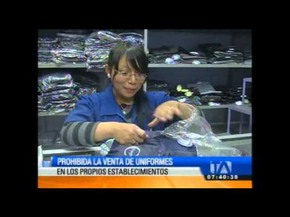 Ministerio de Educación prohíbe la venta de uni...