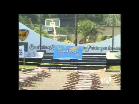 Policía antinarcóticos decomisó un cuarto de tonelada de droga en el Oro