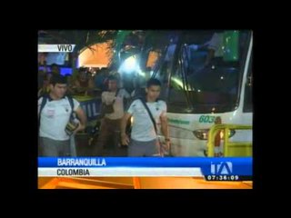 La selección Ecuatoriana ya está en Barranquilla