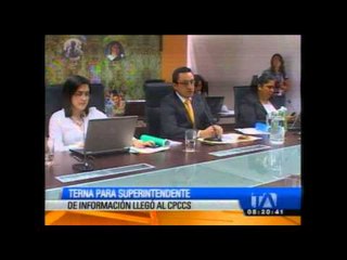 Ejecutivo envió la terna con los candidatos para Superintendente de Información