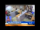 Video muestra imágenes de asalto al banco ProCredit