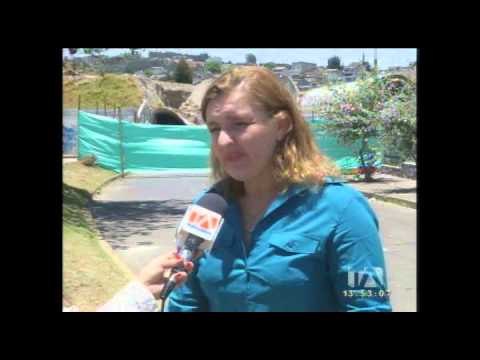 Moradores de la avenida Tufiño piden a las autoridades limpiar escombros del túnel colapsado